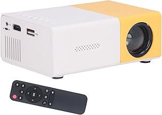 Mini Projector, Portable Projector Full HD 1080p Supported, Home Theater Projector LED Projector, Diffuse Reflection Imaging, Various Interfaces Support Laptop Game Console Camera