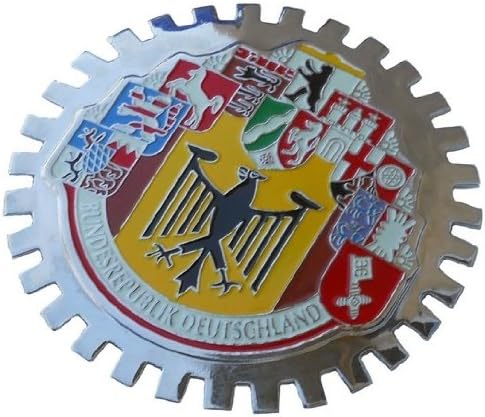 10 German Cities car Grille Badge