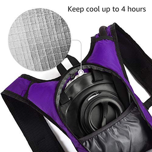 Rockrain Hydration Pack, Windrunner Lightweight Hydration Backpack Waterproof Day Pack With 2L Bpa Free Water Bladder - Outdoor Sports Gear For Running, Cycling, Hiking, Biking #TOP3