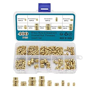 330 Stück Gewindeeinsätze Messing - M2 M3 M4 M5 Set Für 3D Druck & Modellbau