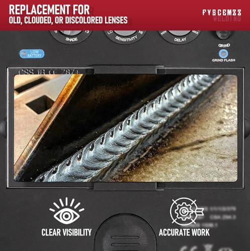 Image of 770856 Welding Helmet Clear Cover Lens Kit, Inside Outside, 10 Pack