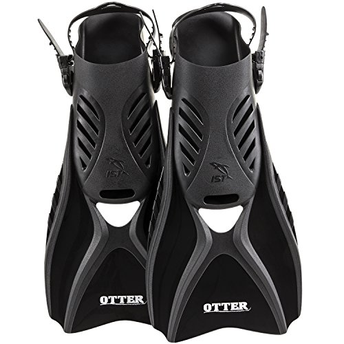 Ist Fk31 Otter Trek Fins For Swimming, Snorkeling, Scuba, Watersports Black Medium (Size:7-10) #TOP7