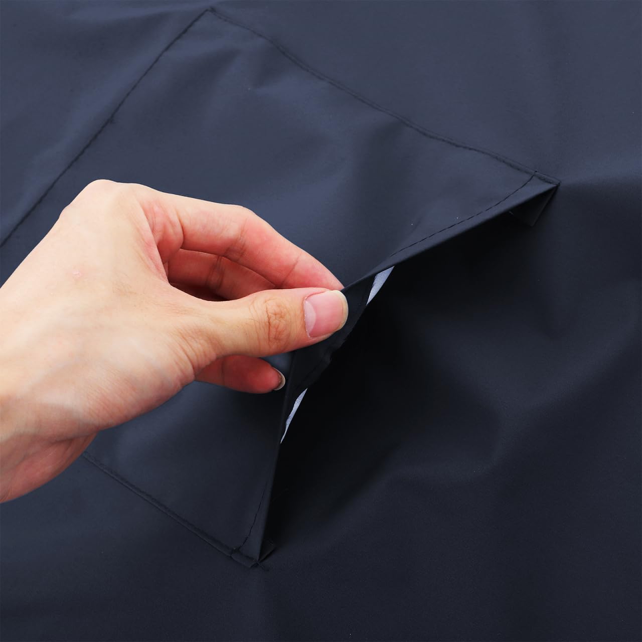 GALPADA Wasserdichte SchüRze Langarm Mit Tasche ÖLabweisend Arbeitskittel FüR für Kochen, Backen, Putzen, Werkstatt 47.24X47.24In Atmungsaktiv Unisex SchutzüBerzug