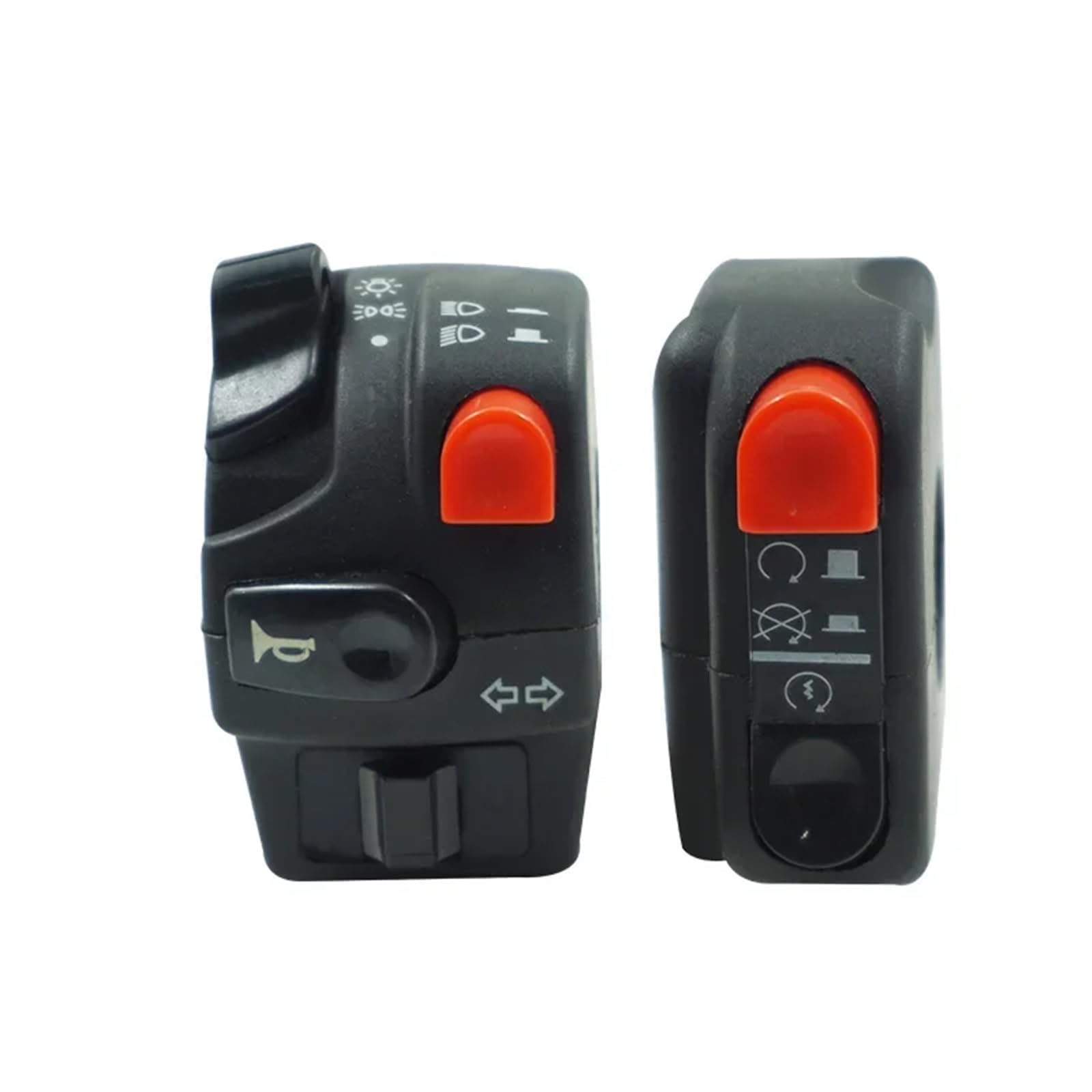 Pulsante Per Clacson Compatibile Con Yamaha L'interruttore Manubrio Moto Indicatore Di Direzione Universale Per Fari Avvisatore Acustico ON OFF Interruttore Di Avviamento 22mm 7/8"