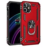 iphone 12 case military grade drop tested protective case kickstand wireless charging compatible with apple iphone 12 red iphone12 6 1 6 1 
