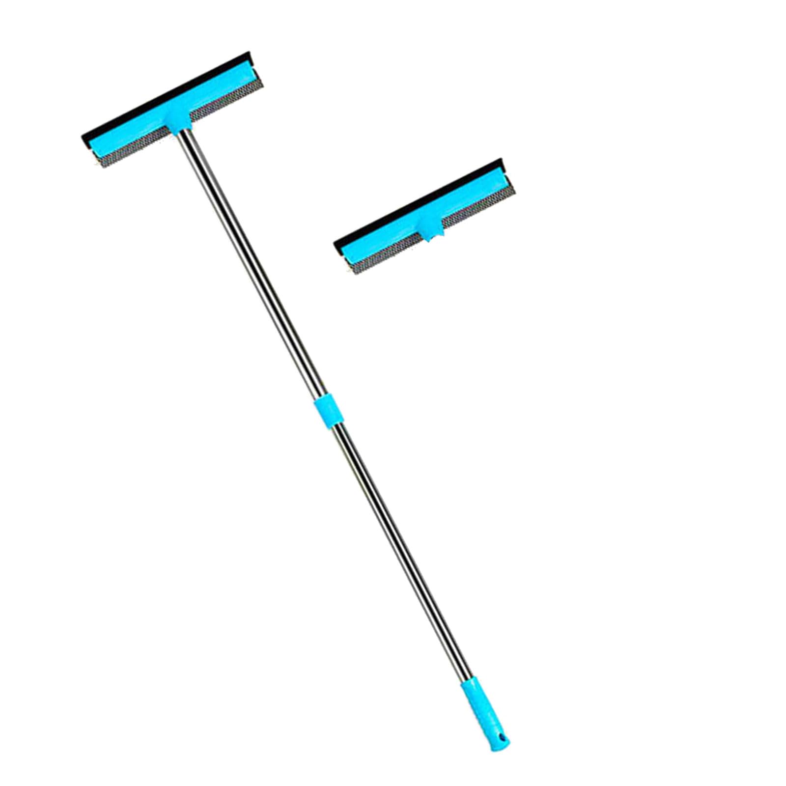 Brosse de nettoyage extensible pour vitres et raclette caoutchouc pour véhicule