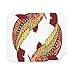 Pisces Constellation Zodiac Symbol Cleaning Cloth Screen Cleaner 2pcs Suede Fabric