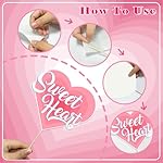 Valentine's Day Photo Booth Props Kit, 24 PCS Selfie Stick Decorations with Love Signs for Valentine Party Favors, Couples Photos & Galentine's Day Supplies - Image 4