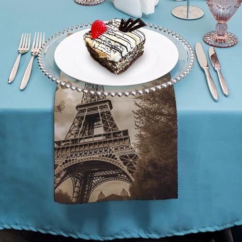 Servilletas de Tela Paris Torre Eiffel Pack 6 miniatura 4