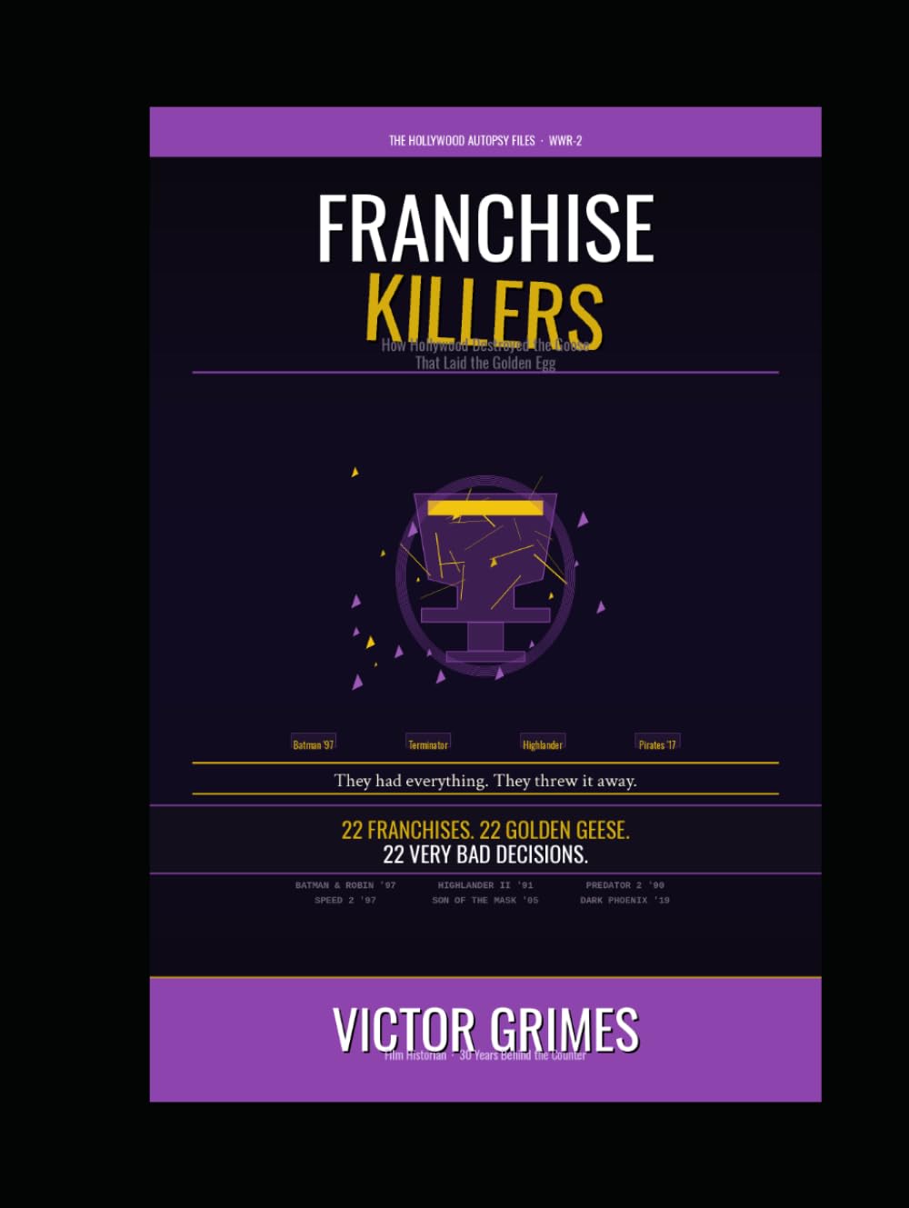 Franchise Killers: How Hollywood Destroyed the Goose That Laid the Golden Egg (The Hollywood Autopsy Files: What Went Wrong)