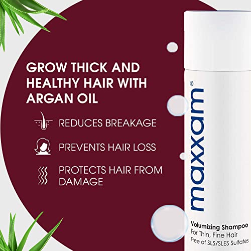 Maxxam Daily Volumizing Shampoo For Hair Growth, Gentle Hair Thickening Shampoo For Color Treated Hair, 10 Fl Oz #TOP2