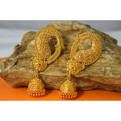 Image of JFL - Jewellery for Less Gold Plated Copper Earrings For Women