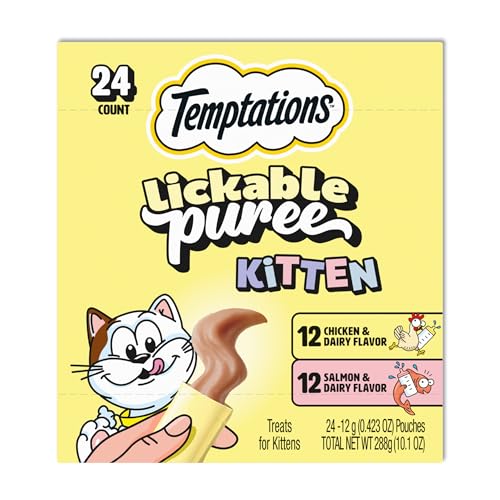 Temptations Lickable Puree, Chicken Salmon