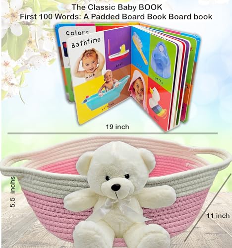 New Baby Girl Gift Basket | Unique Gift Set for a New mom Pink Baby Gift Set. Welcome Baby Care Package All w/Newborn Essentials Bundle for Expecting Moms Baby Shower, After Labor Gift - Image 3