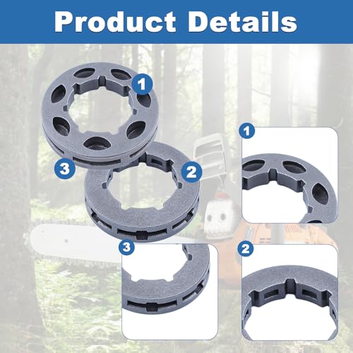 Ringkettenrad .325’’ 7Z für STIHL (200, Gramm)