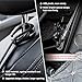 VEHIRIE 3-Layer Car Mesh Organizer Storage Between Front Seats Kid Dog Pet Net Barrier Car Net Pocket Elastic Tissue Purse Holder Netting for SUV, Van