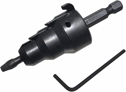 1 Set Power Conduit Reamer With Improved Bit 1/2inch 3/4inch And 1inch Designed To Fit Into Power Drill Chucks Power Conduit Reamer