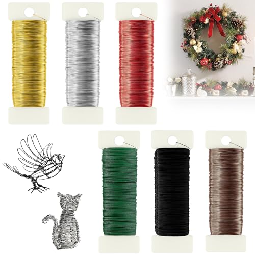 6 Pezzi Filo di Ferro Modellabile Ø 0,35 mm x