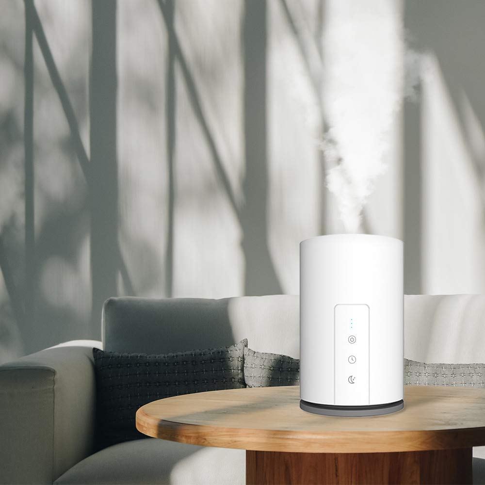 Umidificatore Domestico 5L Plus Acqua Grande capacità Facile da Pulire Casa e purificazione Camera da Letto silenziosa Intelligente Ufficio Carenza d'Acqua e interruzione di Corrente