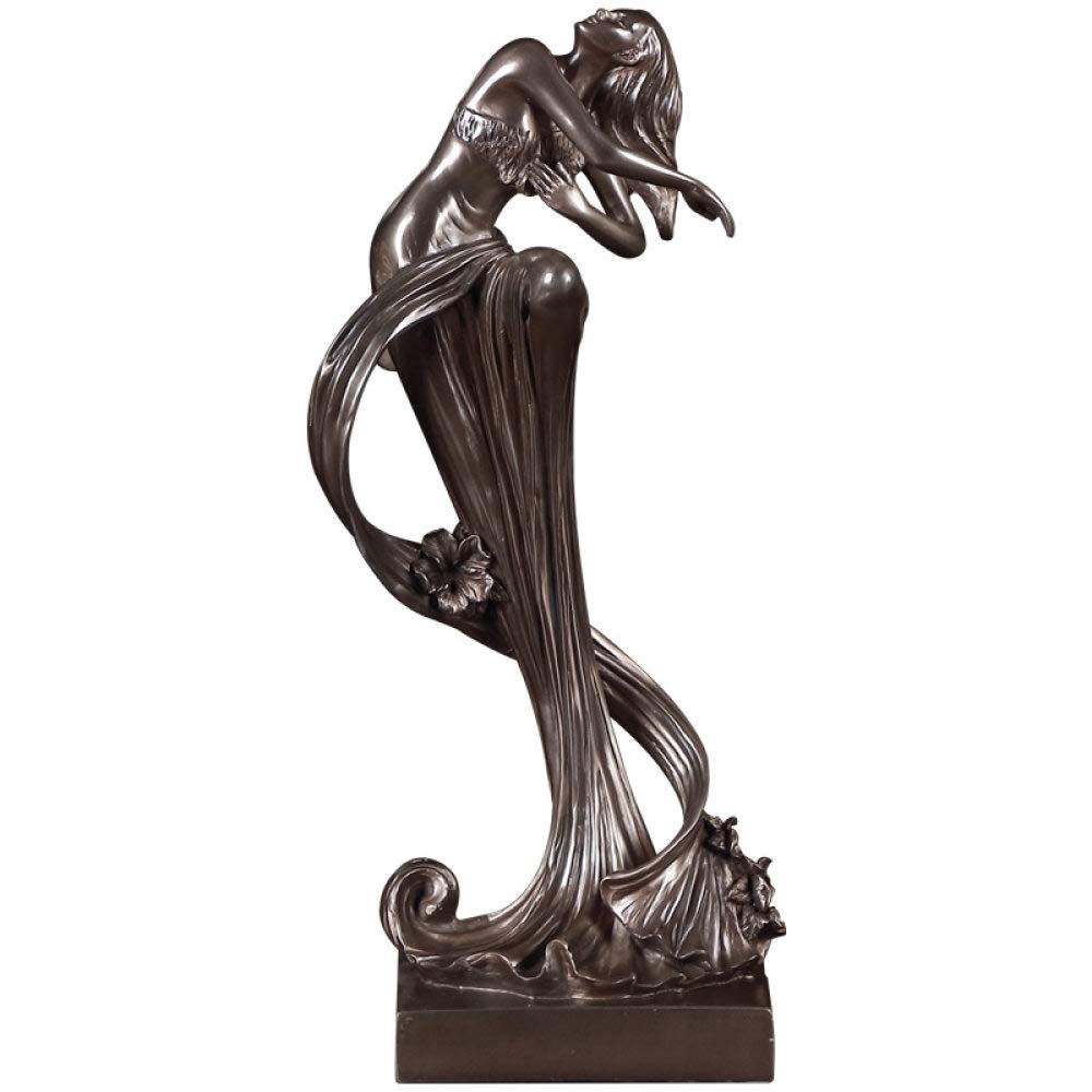 Statue de ballet résine mignon petit artisanat maison et bureau