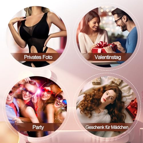 Damen Reizwäsche Unterwäsche Strapsen Negligee Nachtwäsche Nachthemd Halfter Sling Unterwäsche Lingerie Transparente Babydoll mit Strumpfhaltergürtel-Dessous Damen zum Anstrapsen Strapse Strümpfe