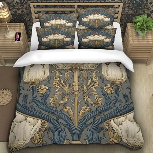 Housse de Couette 3D imprimée microfibre parure de lit double 200x200 - 5