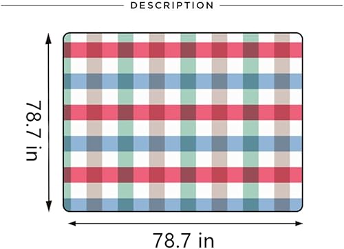 Miniatura 3 de WCJL Manta de picnic extra grande de 78.7 x 78.7 pulgadas, grosor de tres capas, impermeable y a prueba de humedad, adecuada para picnics