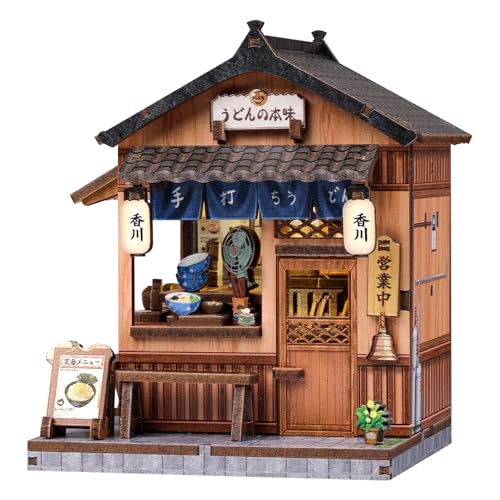 Cutefun Book Nook Japan - 3D Wooden Puzzle DIY Kit - Kagawa Udon House
