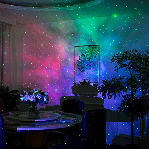DECDEAL Star Projector Night Light Galaxy Projector com LED Nebula Cloud colorido Starry Sky Projeto