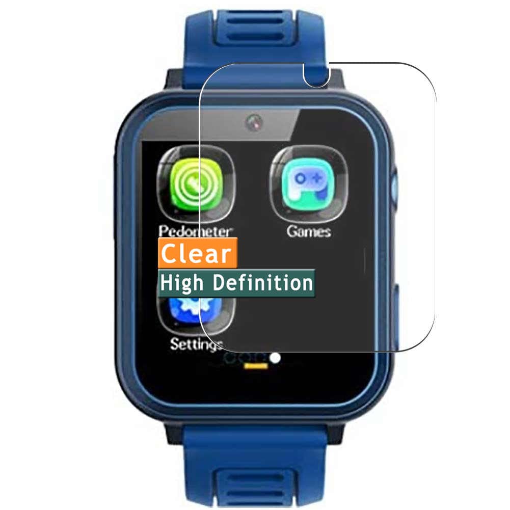 Vaxson 3-Pack Screen Protector, compatible with AIWIEP kids 1.54" Smartwatch smart watch, TPU Guard Film Protectors Sticker [NOT Tempered Glass] New