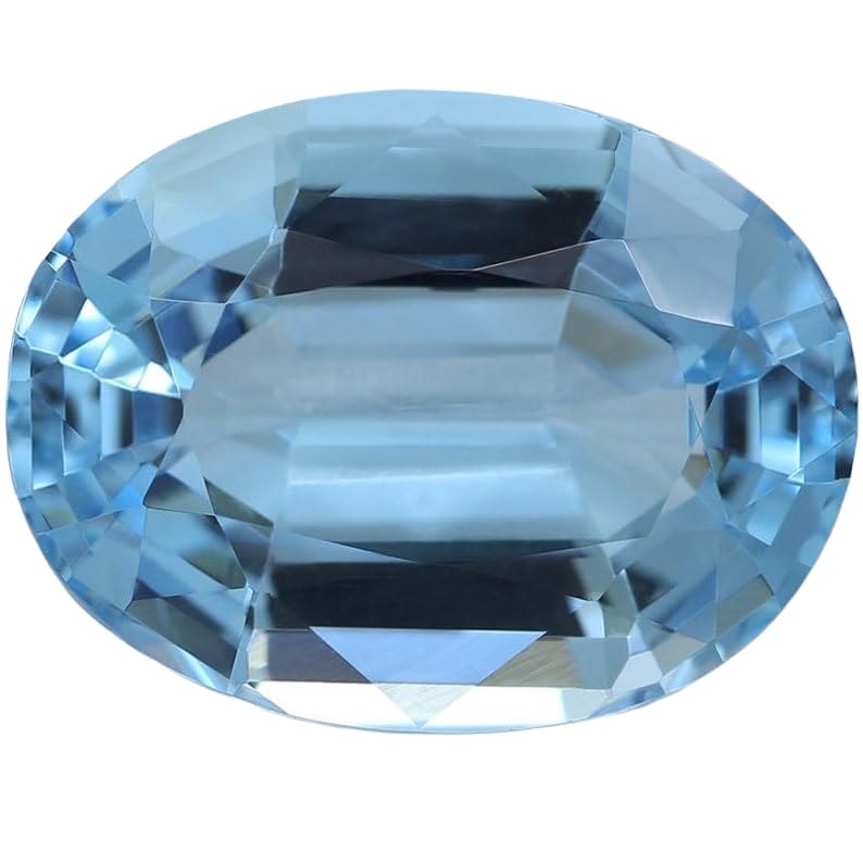 Aigue-marine naturelle 5x3mm ovale, idée cadeau idéale pour fabriquer un bijou