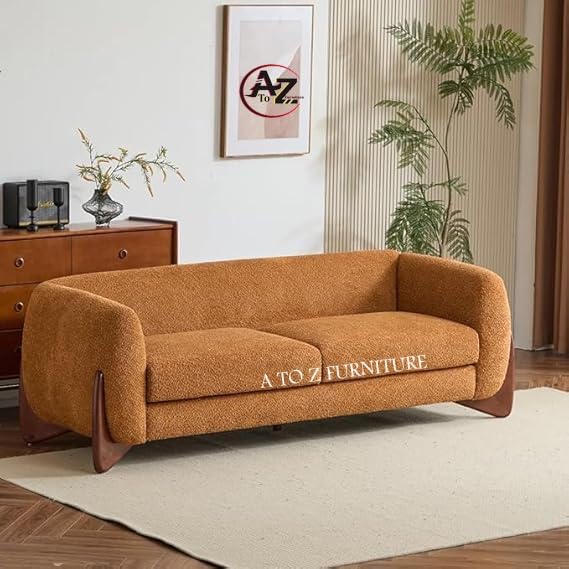 Image of A to Z Furniture Classic 3+2=5 Seater Sofa Set Luxury Chesterfield Leatherette Sofa in for Home Living Room & Office (Brown 3+2)