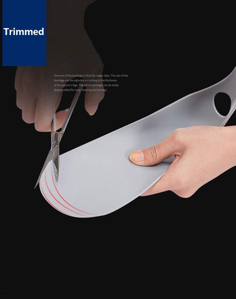 Férula de Soporte para pie caído - Soporte para ortesis de pie y Tobillo - Soporte AFO para caída de pie, Fascitis Plantar y tendinitis de Aquiles,Left,L