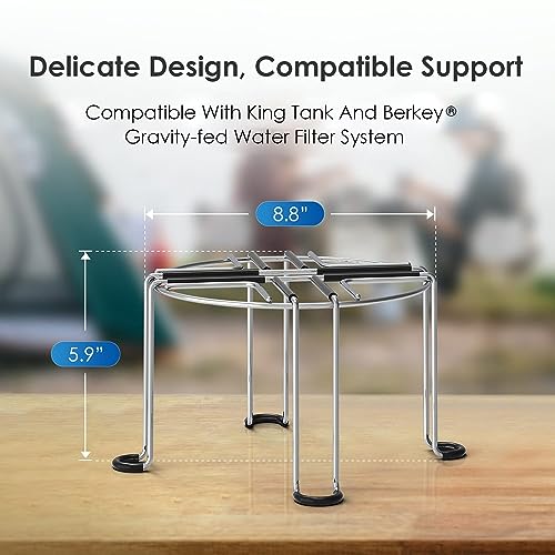 image for Waterdrop Water Filter Stainless Steel Stand, with Rubberized Non-Skid