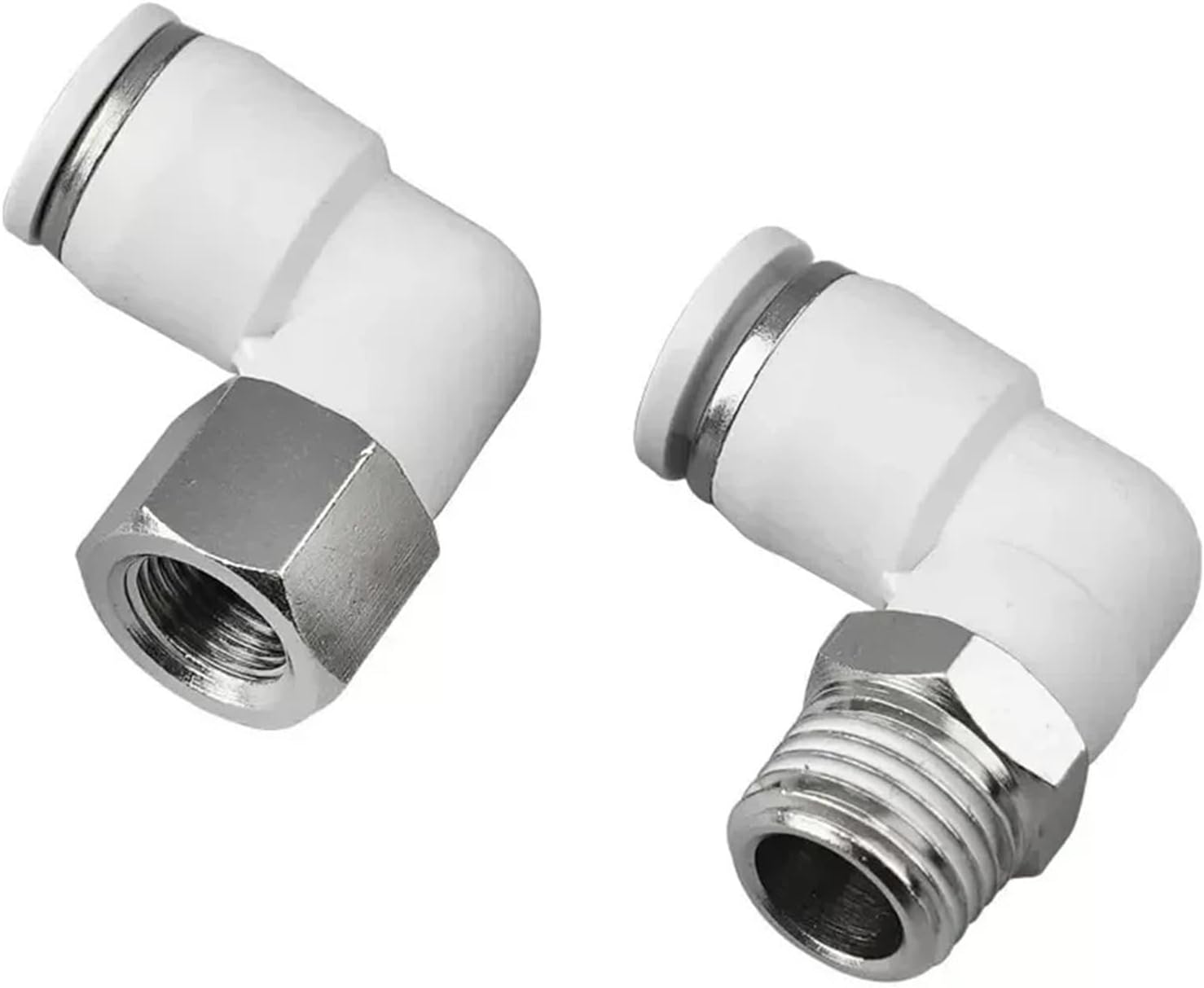 Pneumatic Quick Release Fittings Hose Connector PCF 4/6/8/10/12mm Thread 1/8 1/4 3/8 1/2 Tube 1Pcs(12-02)