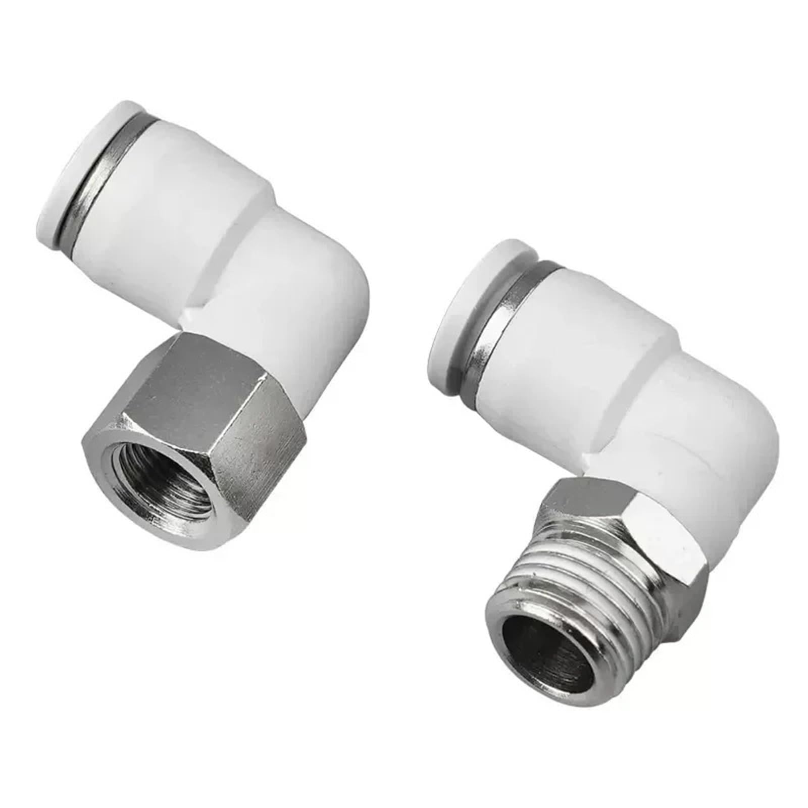 Raccordi pneumatici a sgancio rapido per tubo PH 4/6/8/10/12 mm filettatura 1/8 1/4 3/8 1/2 tubo 1 pezzo (4-02)