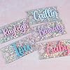 SOUTHERN SUPPLY Topper Tag Chunky Stars, Personalized Stanley Name Plate, Name Tag for Stanley Tumbler 64 40 30 20 OZ, Customize Name Tag for Stanley Quencher H2.0 #2