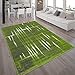 Produktbild Paco Home Designer Teppich Modern Trendiger Kurzflor Teppich Meliert in Grün Weiß, Grösse:70x140 cm