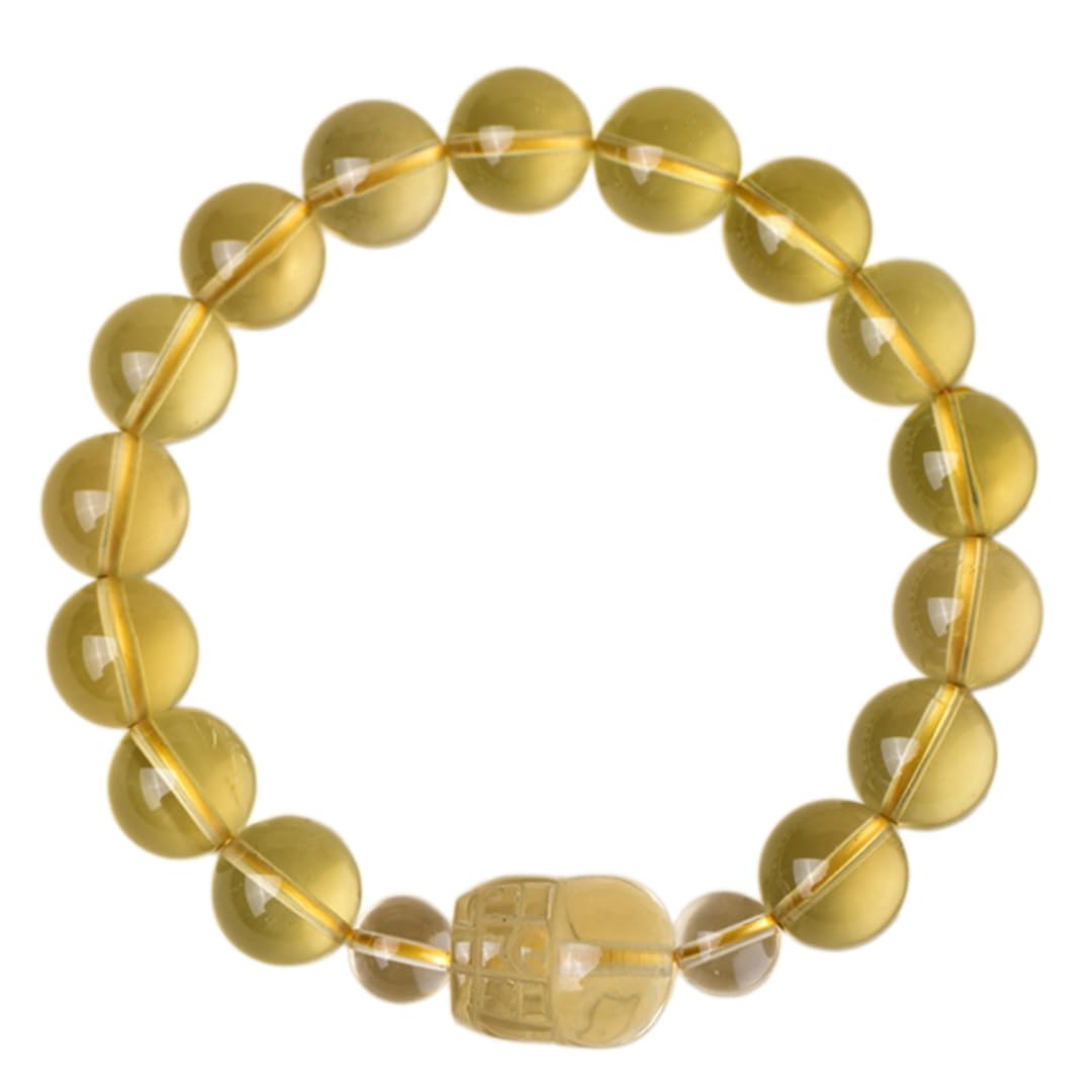Pulsera Cuentas Pulseras Pixiu De Citrino En Varios Tamaños Para Hombres Y Mujeres