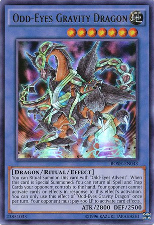 Yu-Gi-Oh! - Odd-Eyes Gravity Dragon (BOSH-EN043) - Breakers of Shadow - Unlimited Edition - Ultra Rare
