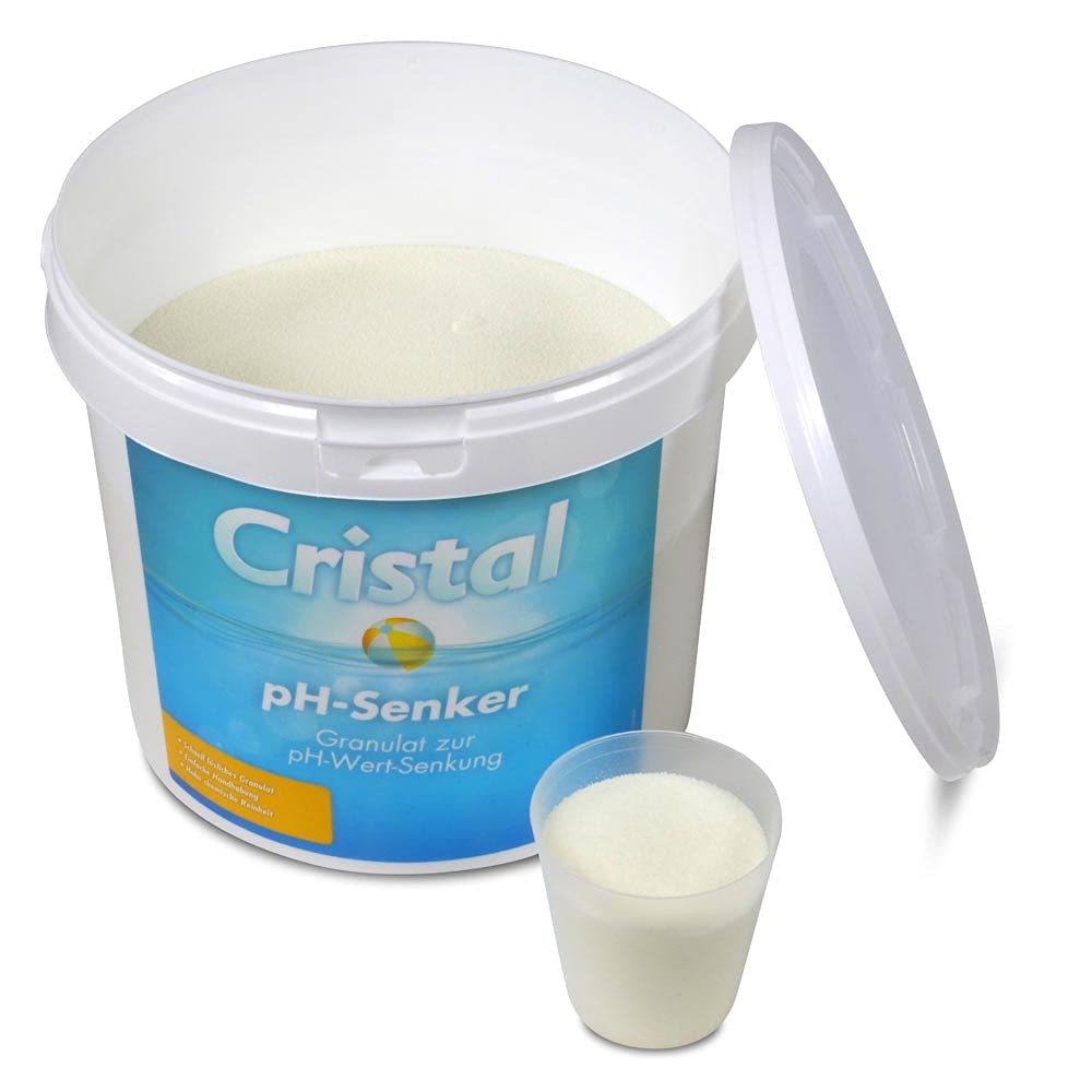 CRISTAL pH-Heber & pH-Senker Set 11 kg – Komplettlösung für perfekte Wasserpflege – Für Pools & Whirlpools – Einfache Anwendung