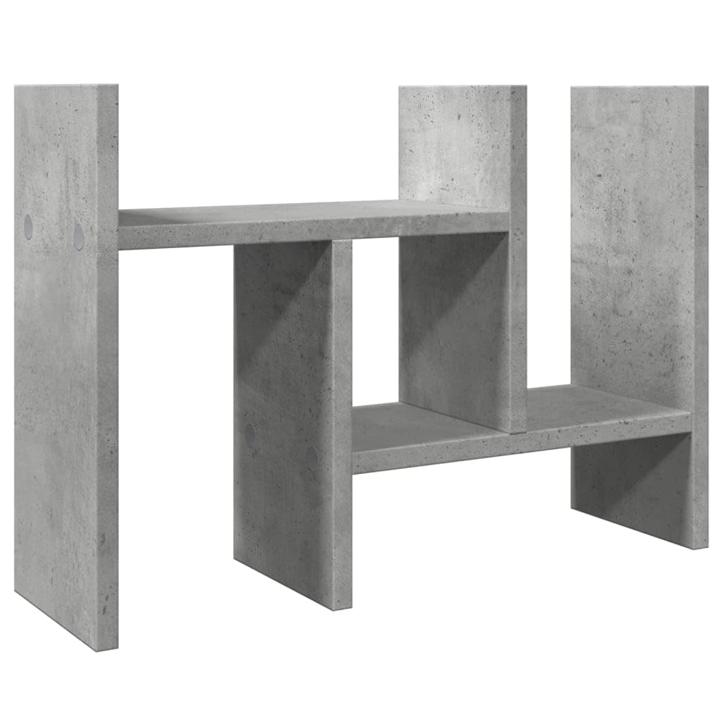 Organizer Scrivania Grigio Cemento 34,5x15,5x35,5cm Multistrato,Organizer da Scrivania,Portaoggetti da Scrivania,Organizer da Scrivania-848055