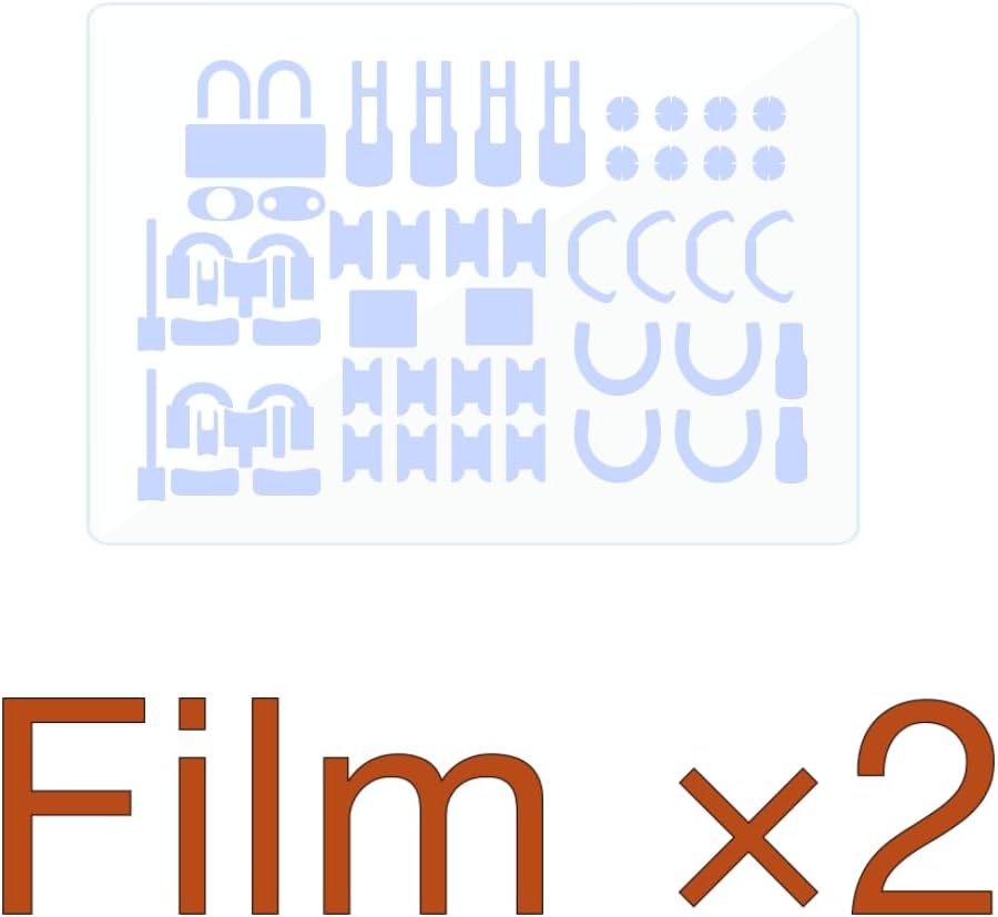 BagArmor Hardware Protective Film, Compatible with LV Speedy 20/25/30 Purse Hardware Sticker Transparent, Anti-Scratch, Clear (Speedy 25/30)