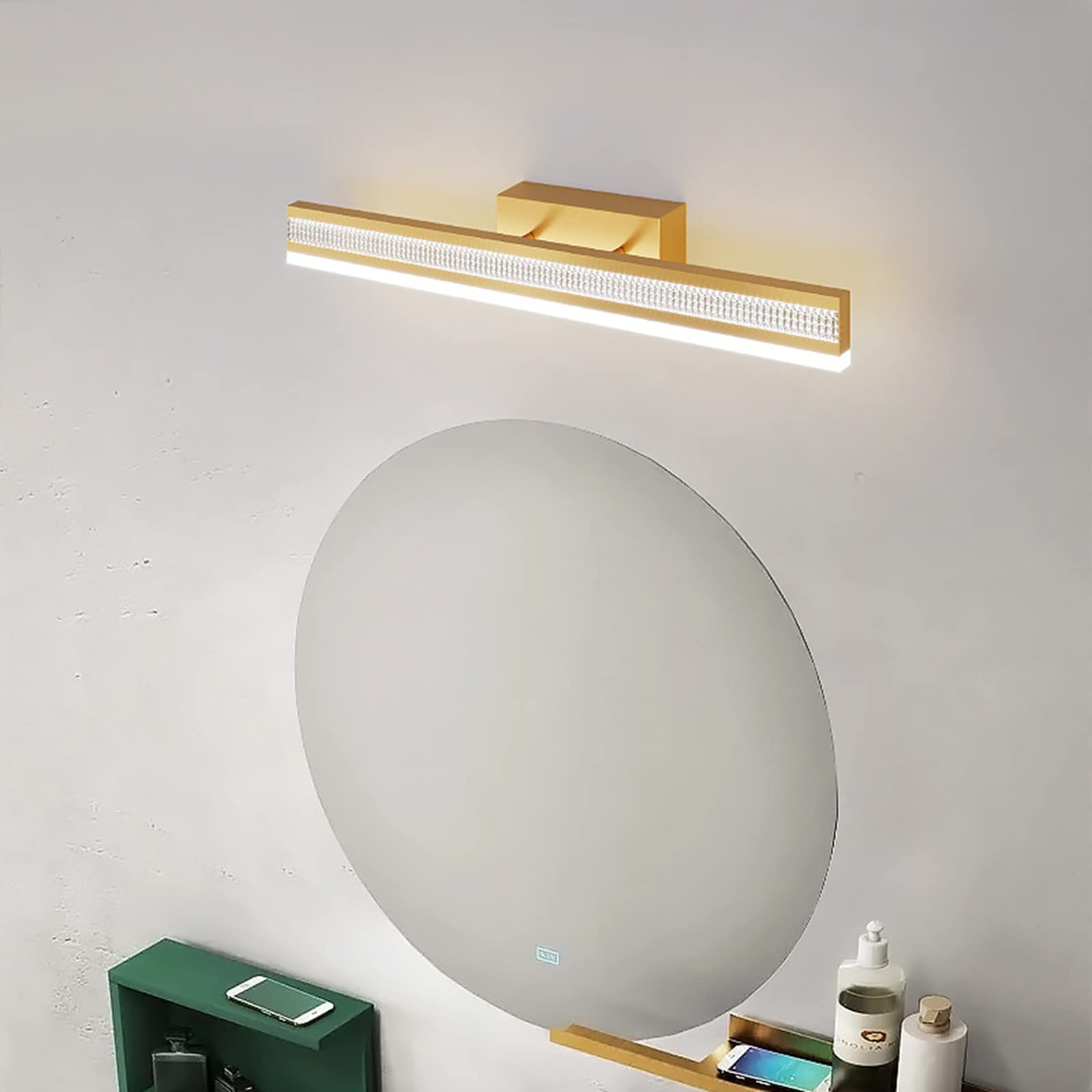 XANAYXWJ Espejo LED Luces Delanteras American Creative Home Baño Tocador Impermeable Maquillaje Armario Mural Pantalla Iluminación Lámpara Eficiencia