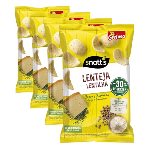 Snack de Lenteja, queso y especias 90gr (Paquete de 4)