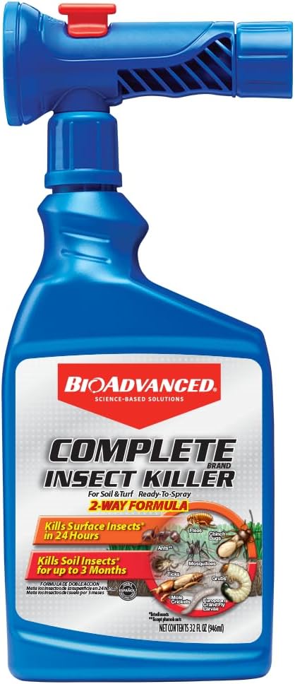 BioAdvanced Complete Brand Insect Killer for Soil and Turf, Ready-to-Spray, 32 oz, Outdoor Ant Killer