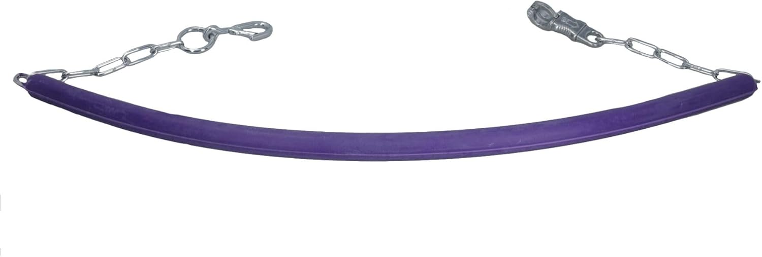 1 Heavy Duty Purple Rubber Coated Equestrian Horse Stable & Stall Chains