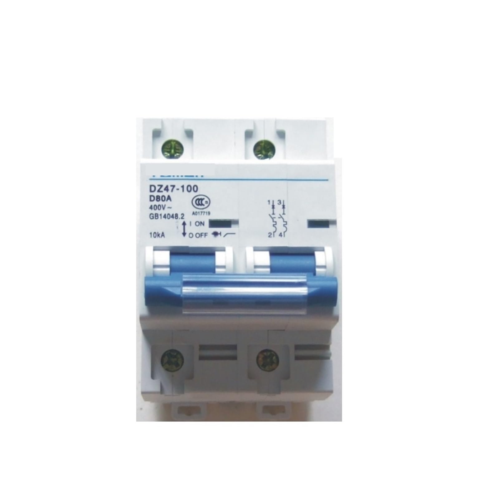 Disjoncteur 2P 80A 400V haute performance pour lignes électriques