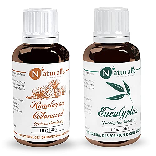 Image of Naturalis Essential Oil Gift Pack of 2-30ml (Cedarwood Oil, Eucalyptus Oil)