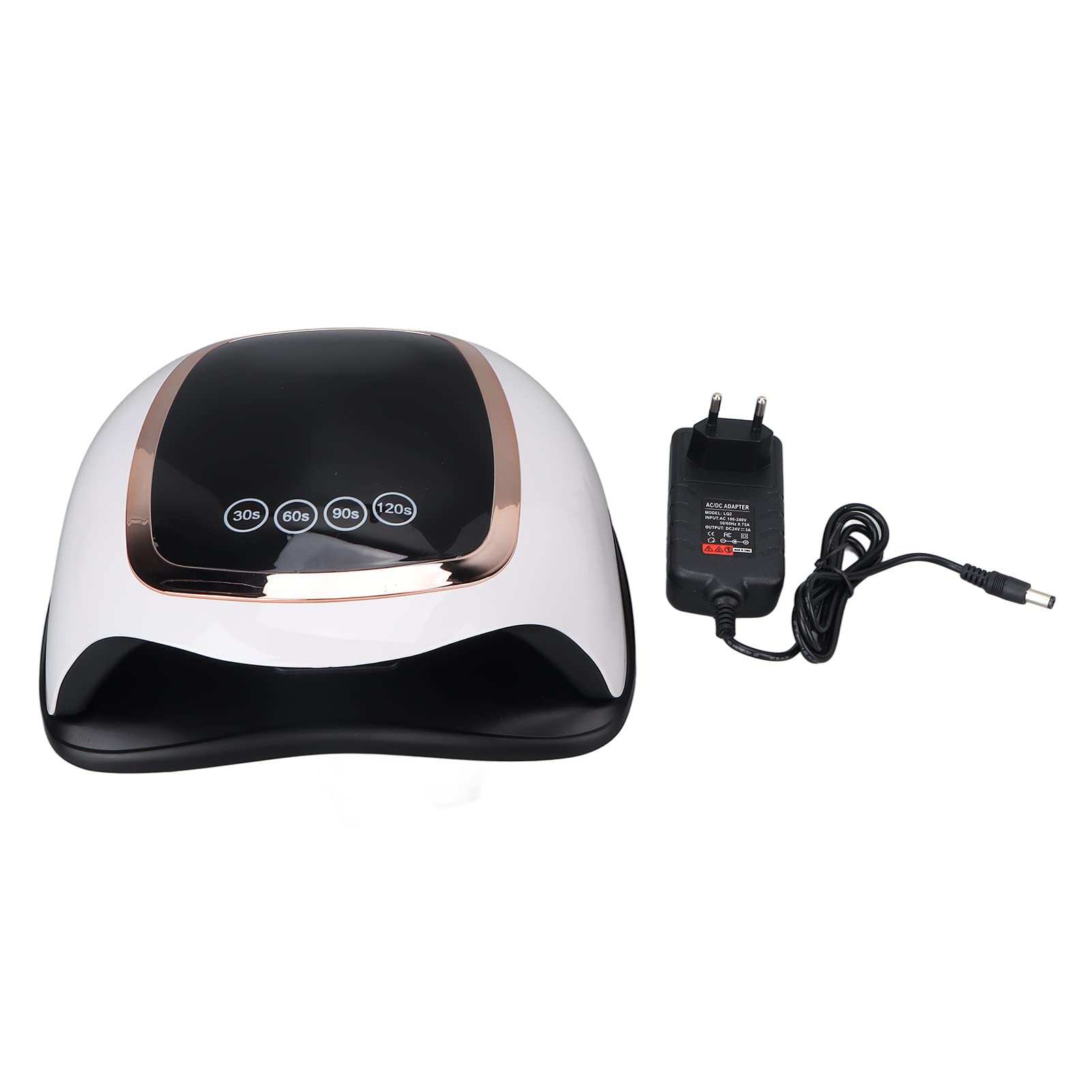 Lampe à ongles UV LED 100-240V 168W Lampe à ongles en gel à 4 temps Prise UE